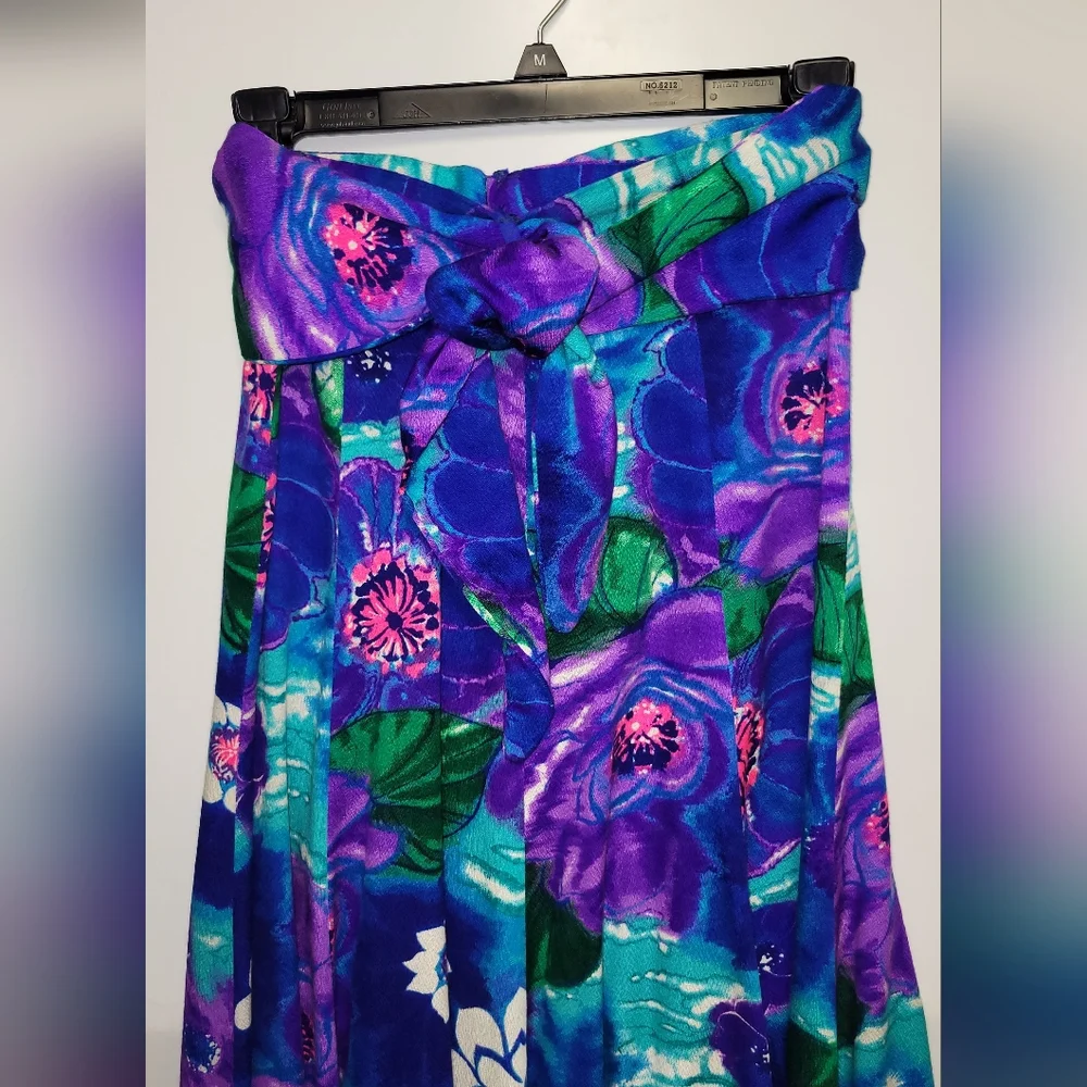 Women's Unbranded Handmade Small Multicolored Floor Length Skirt - Picture 7 of 7